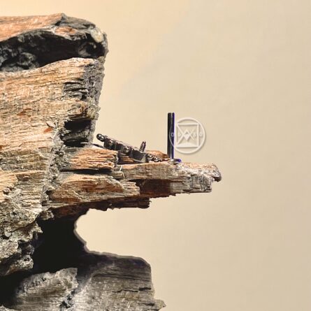 Joia Labret 3 Zirconias - Aco - Imagem 2