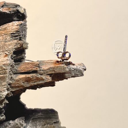 Joia Prata Brinco Caveira - 7x8mm Par - Imagem 3