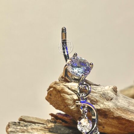 Joia Aco Microbarbell Curvo - 1.6x8 Total 4cm Unid - Imagem 2