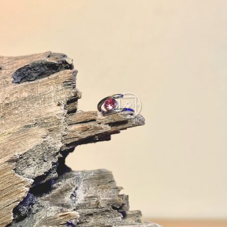 Joia Aco Argola Seguimento Pedra Rosa - 1.2x10 Unid - Imagem 3