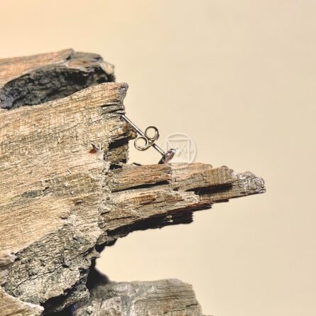 Joia Prata Brinco Coracao Arco-iris - 4mm Par. - Imagem 3