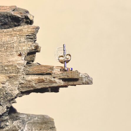 Joia Prata Brinco Flor - Par - Imagem 2