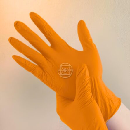 Luva Unigloves Latex Orange Cx - M 100 - Imagem 3