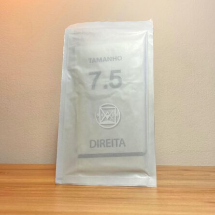 Luva Latex Branca Esteril Tam 7,5 - M 50 Pares - Imagem 3