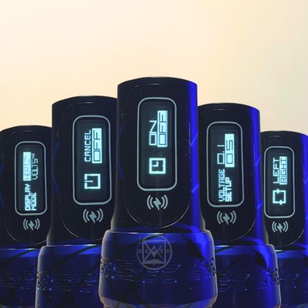 Pen Flux Max Fk Irons Replica - Preto C/ Azul - Imagem 3